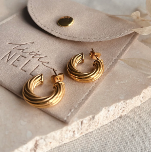 CHUNKY TWIST HOOPS