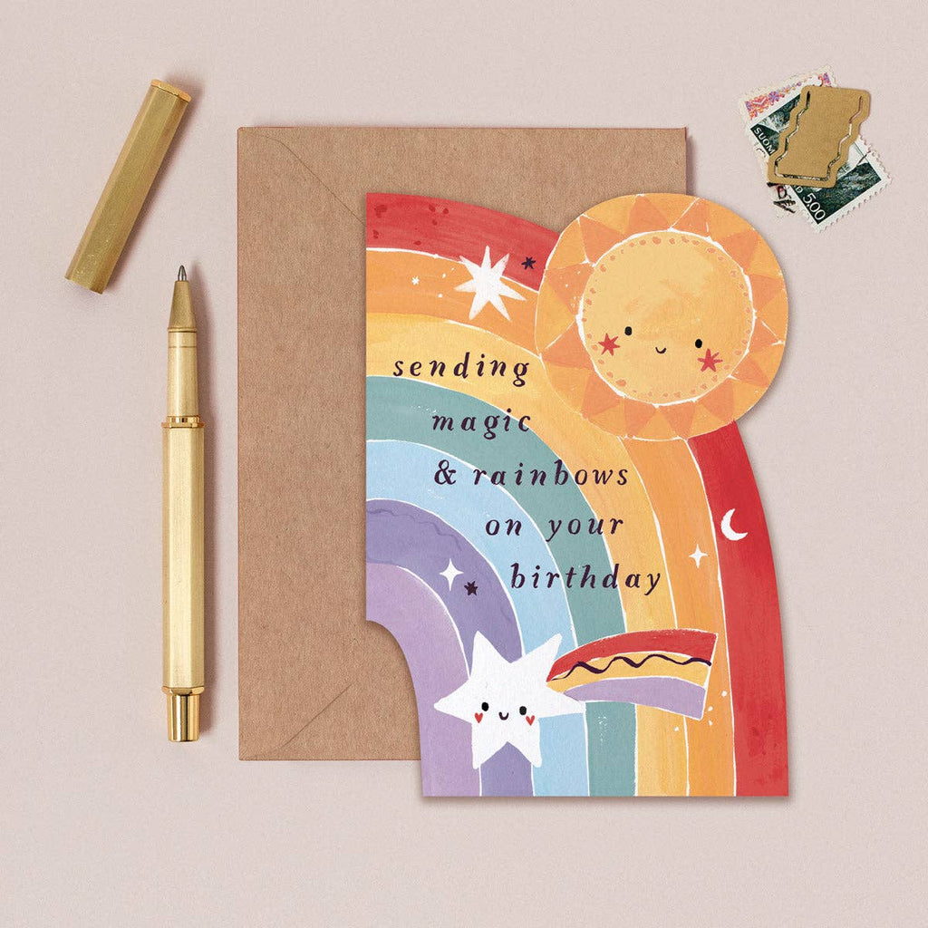 RAINBOW BIRTHDAY CARD