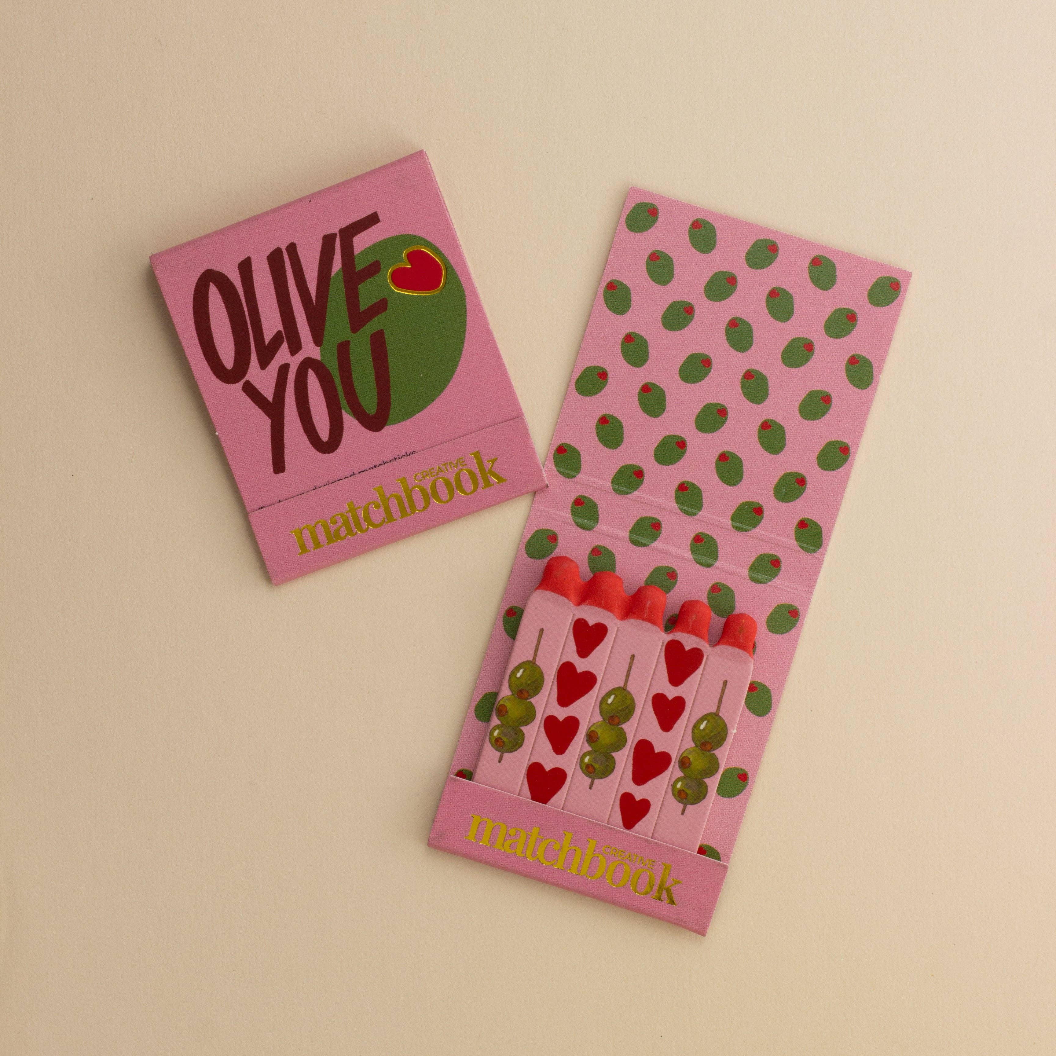 MATCHBOOK, OLIVE YOU