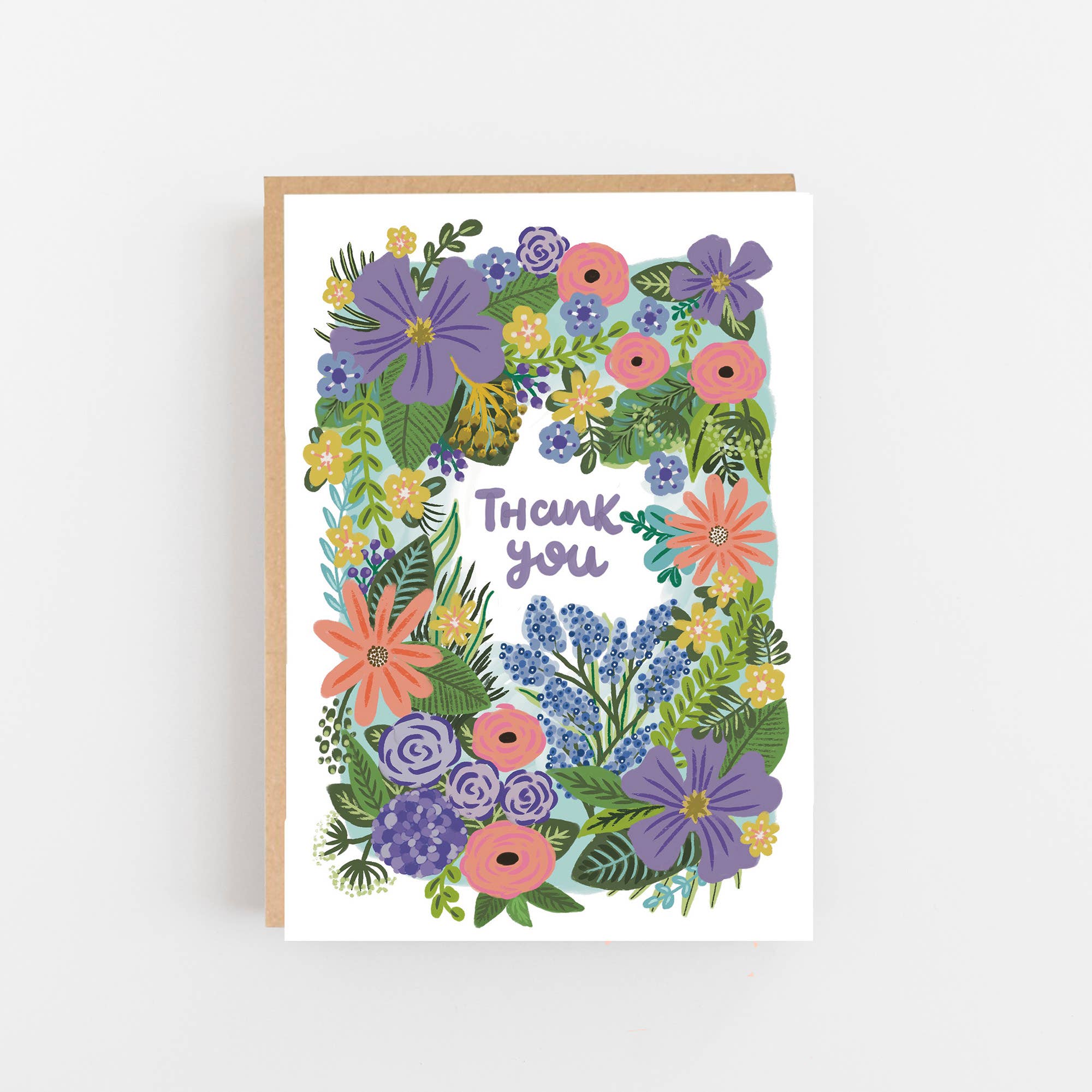 THANK YOU FLOWERS CARD