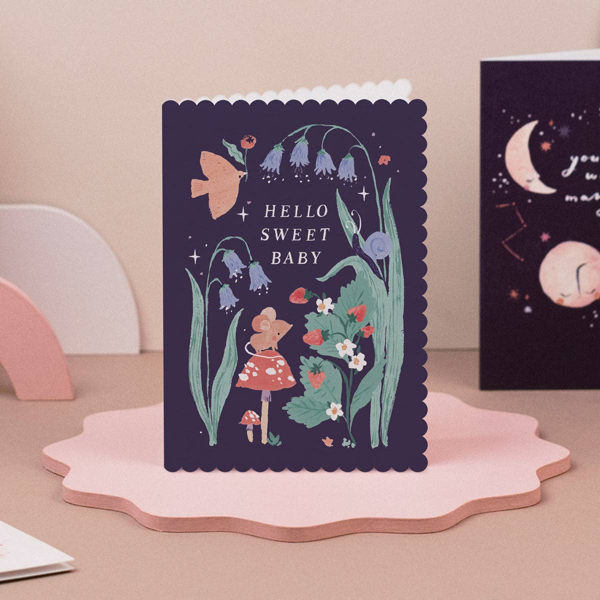 WOODLAND NEW BABY CARD