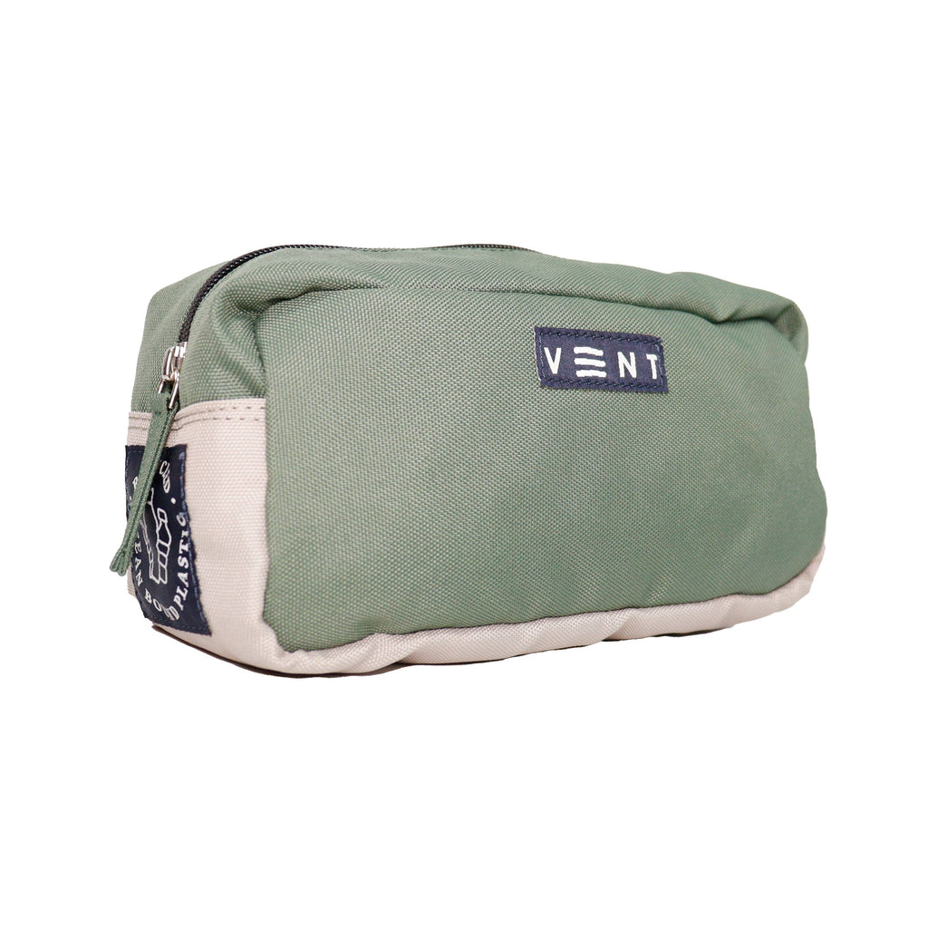 Cosmetics/Stationery Bag | Recycled Ocean Plastic | Green