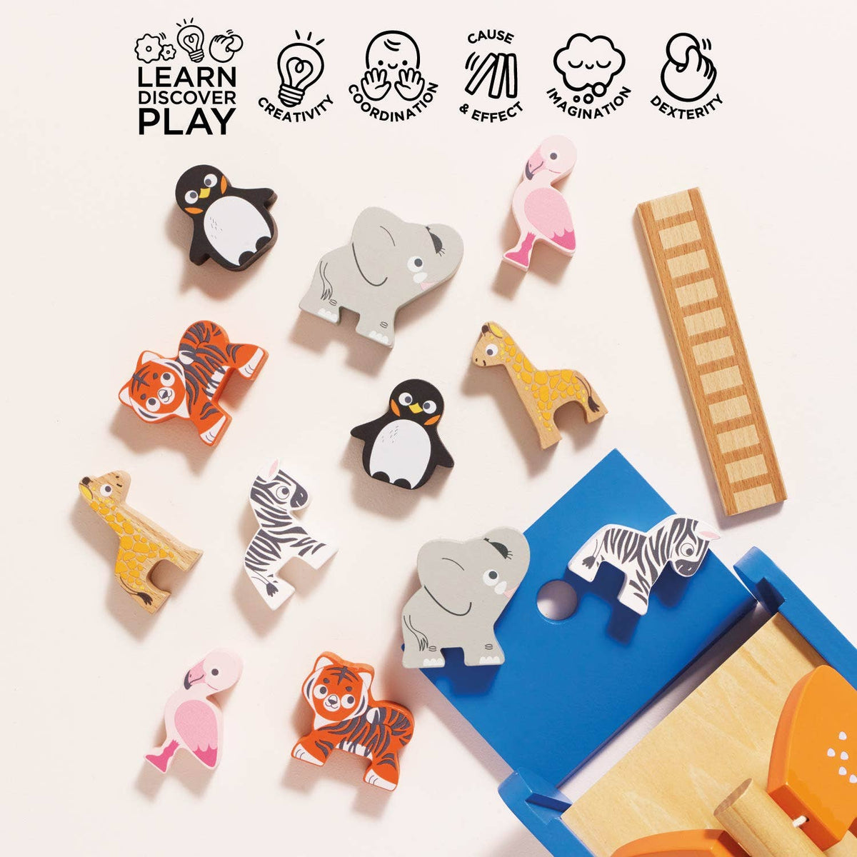 Wooden Ark & Animals Shape Sorter