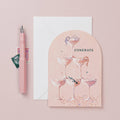 CHAMPAGNE CONGRATULATIONS CARD