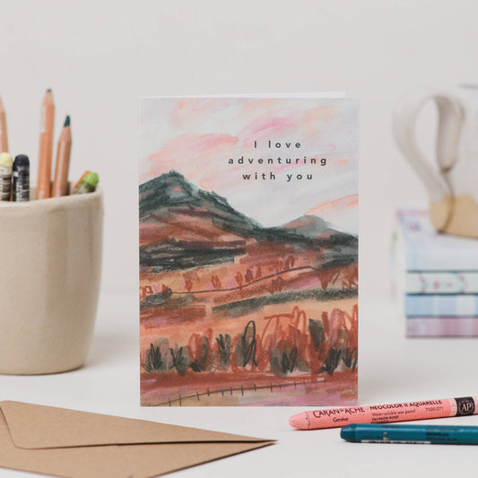 ADVENTURING WITH YOU MOUNTAIN CARD