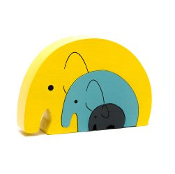 WOODEN ELEPHANT PUZZLE