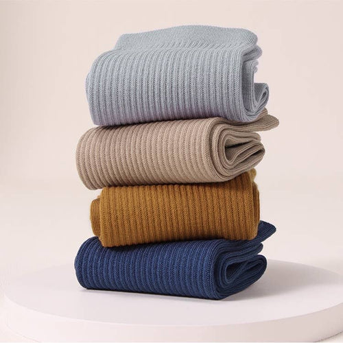 COTTON CREW SOCKS, BEIGE