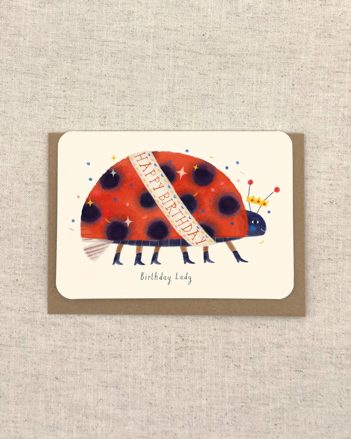 Birthday Ladybird Greetings Card