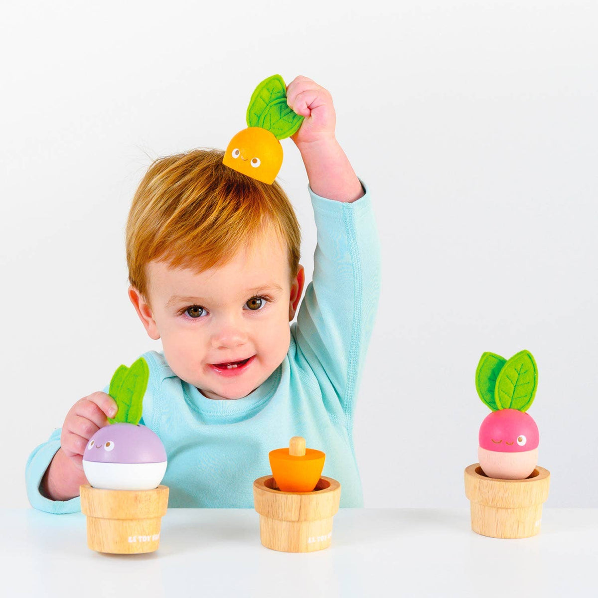 Wooden Stacking Wooden Veggies