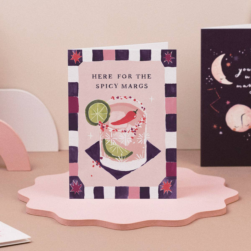 Spicy Margarita Birthday Card | Cocktails Birthday Cards