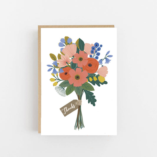 THANK YOU FLOWERS CARD