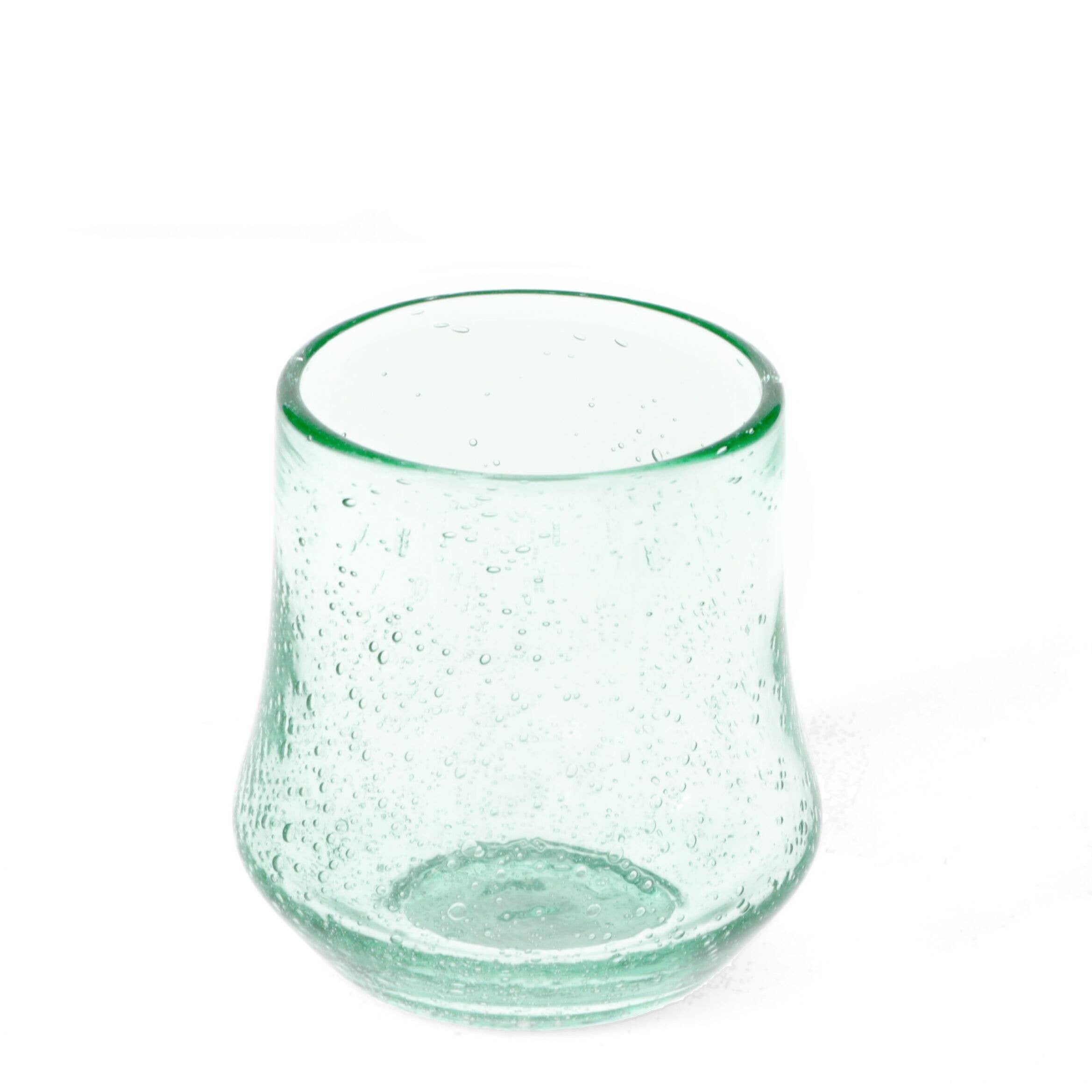 HAND BLOWN GLASS TUMBLER
