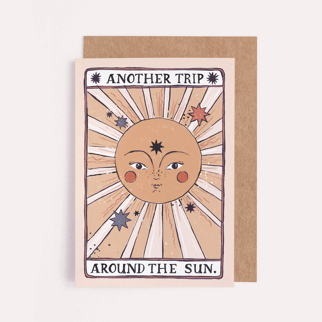 TAROT SUN BIRTHDAY CARD