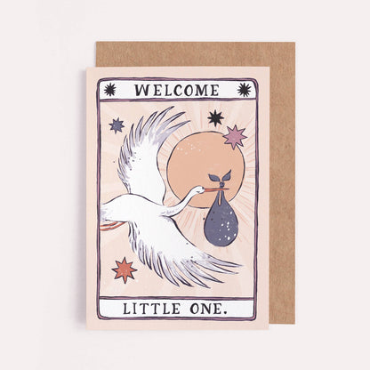 STORK NEW BABY CARD