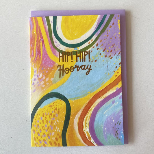 HIP HIP HOORAY CARD