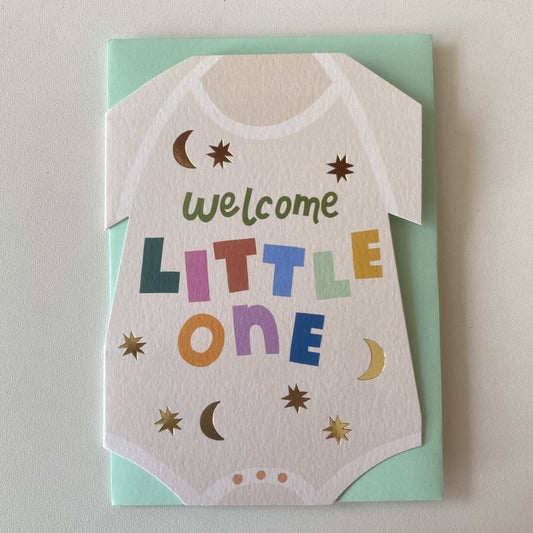 WELCOME LITTLE ONE CARD