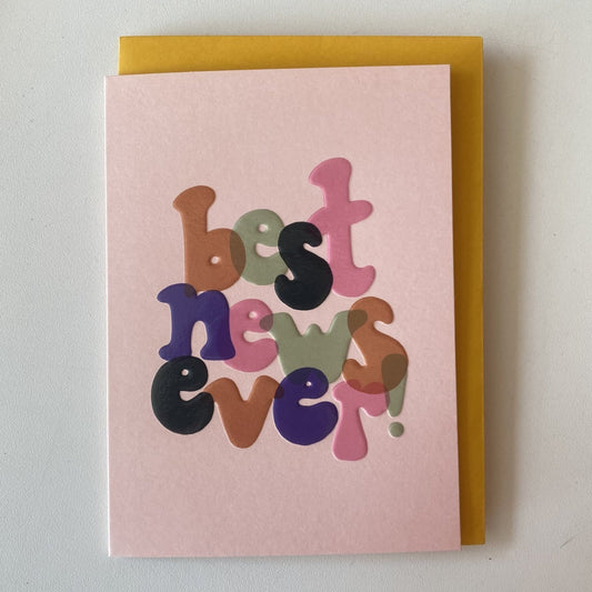 BEST NEWS EVER CARD