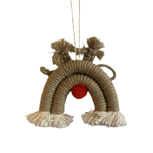 HANDMADE RUDOLPH DECORATION