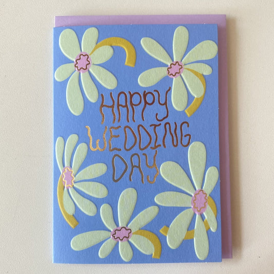 HAPPY WEDDING DAY CARD