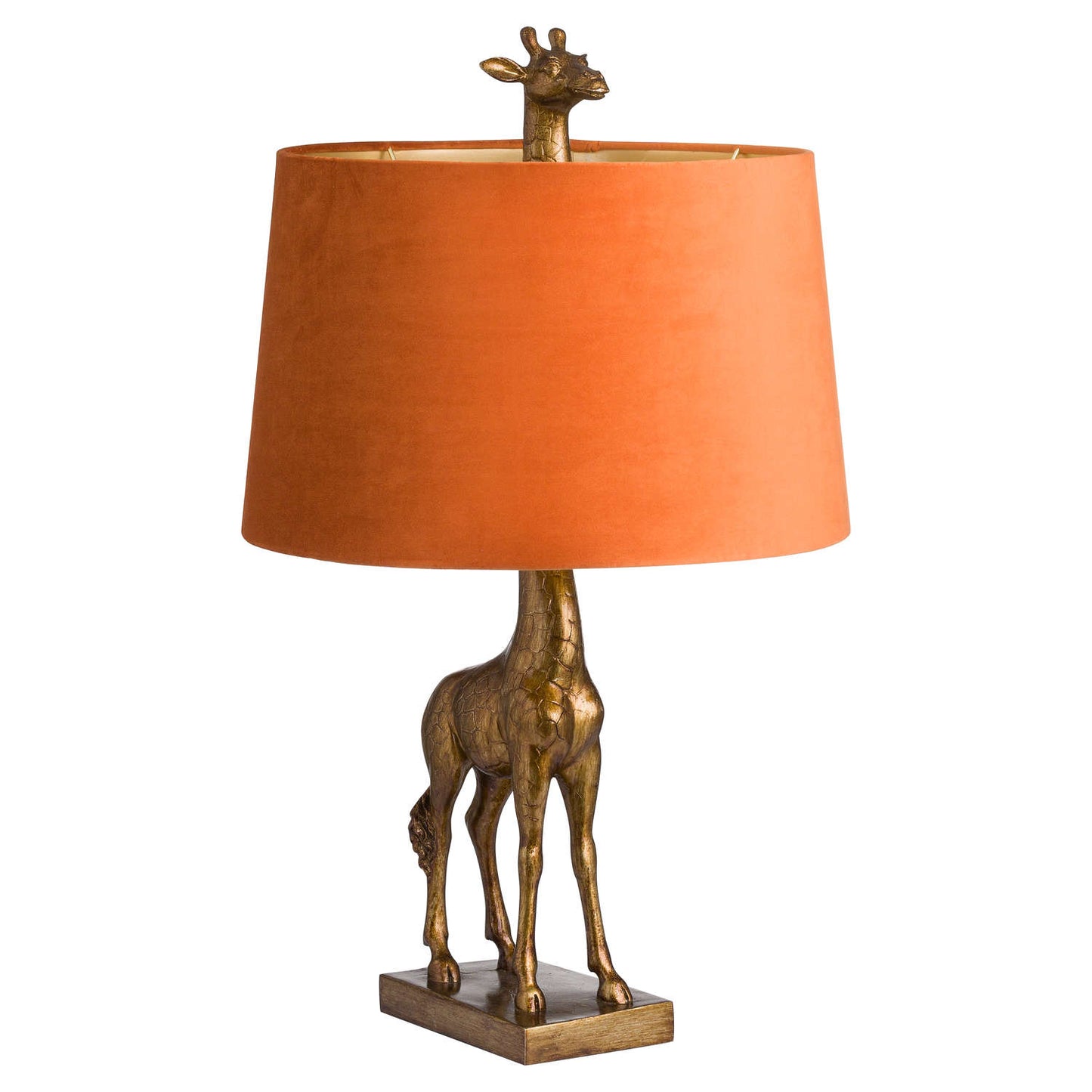 Antique Gold, Giraffe Lamp