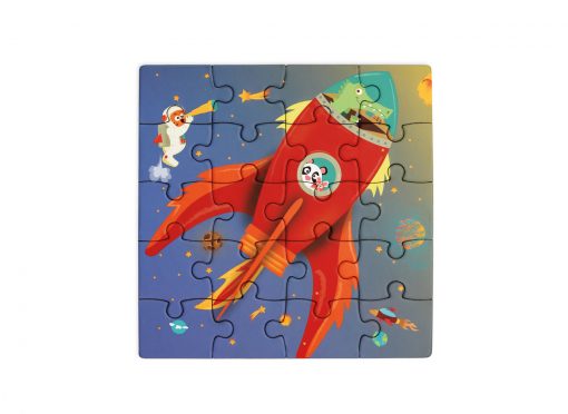 Scratch Magnetic Puzzle Book – Space