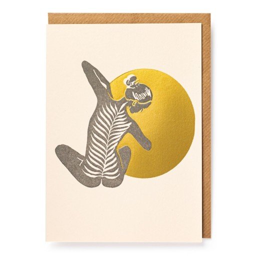 Yoga Letterpress Card