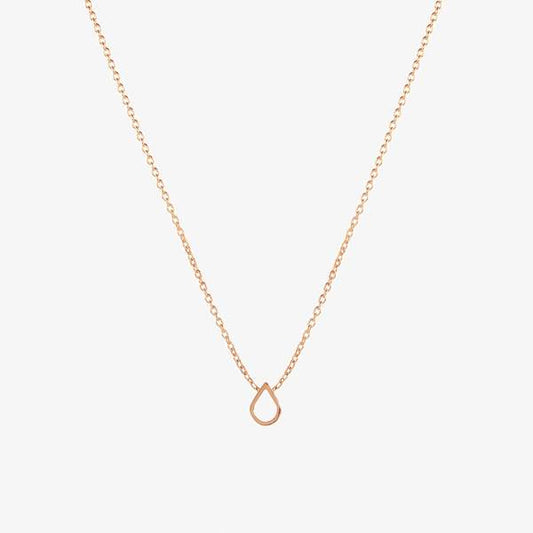 Mini Point Necklace, Rose Gold