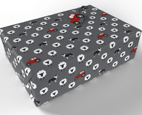 Wrapping Paper Sheet, Tractor