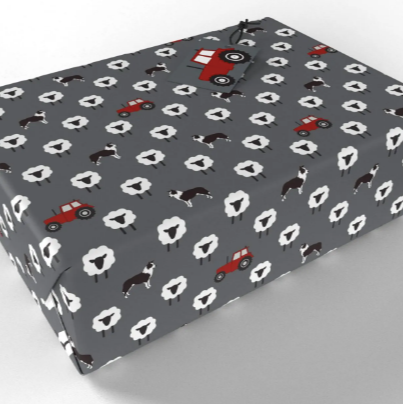 Wrapping Paper Sheet, Tractor