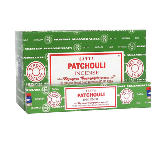 Satya Hand Rolled Incense, Patchouli