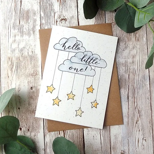 Hello Little One! New Baby Card