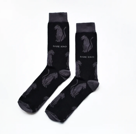 Save the Panthers Bamboo Socks, Adult size UK 7-11