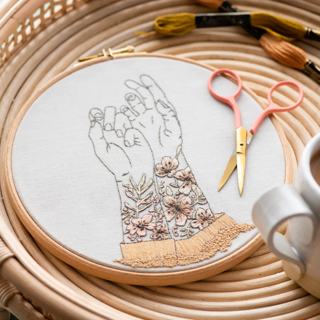 TATTOOED ARMS EMBROIDERY KIT