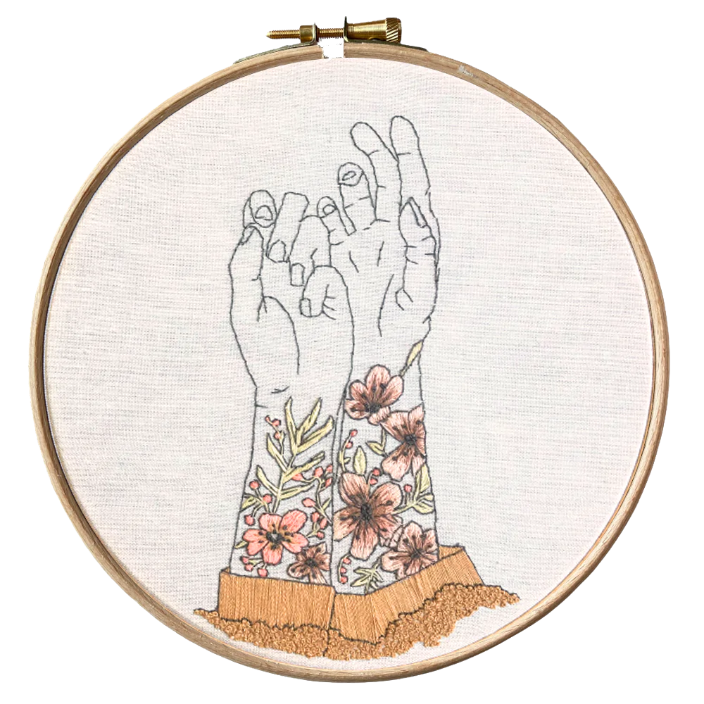 TATTOOED ARMS EMBROIDERY KIT
