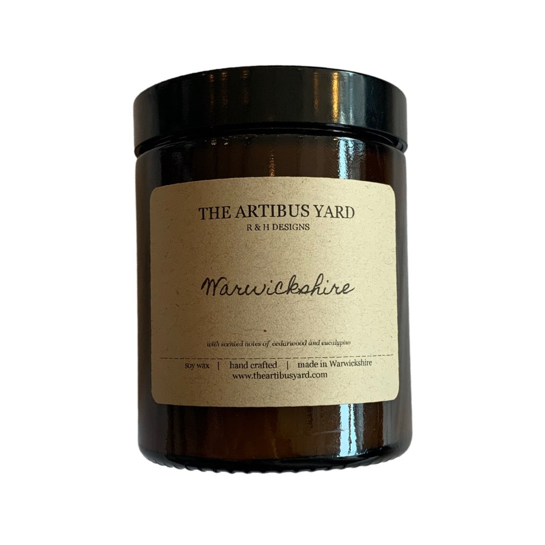 Warwickshire, Jar Soy Wax Candle