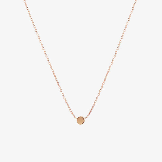 Dot Necklace, Rose Gold