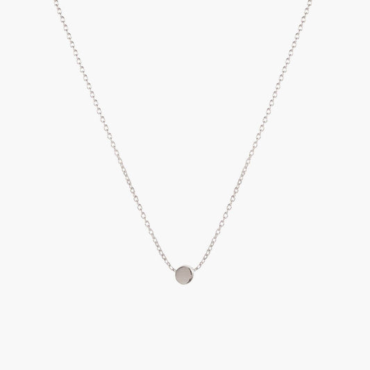 Dot Necklace, Silver