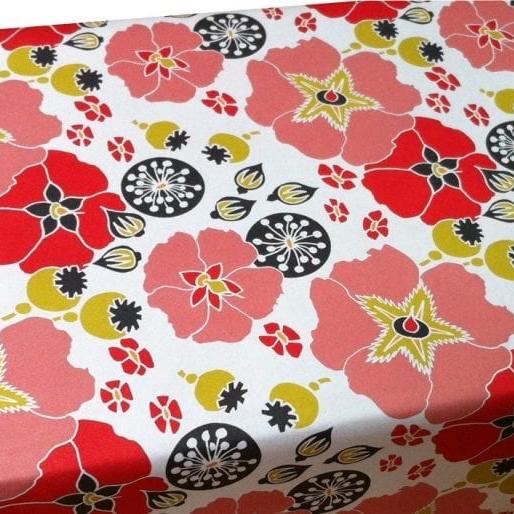 Wrapping Paper Sheet, Hollyhocks