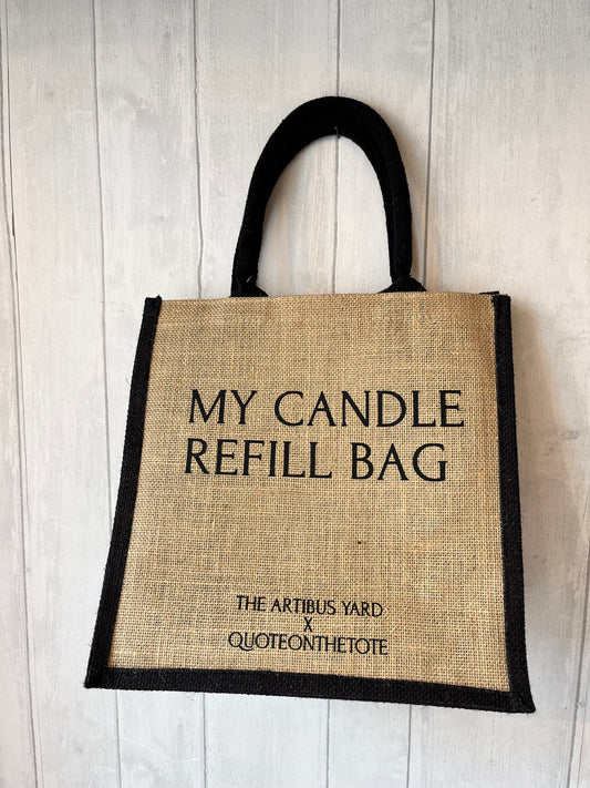 My Candle Refill Bag, Jute Bag