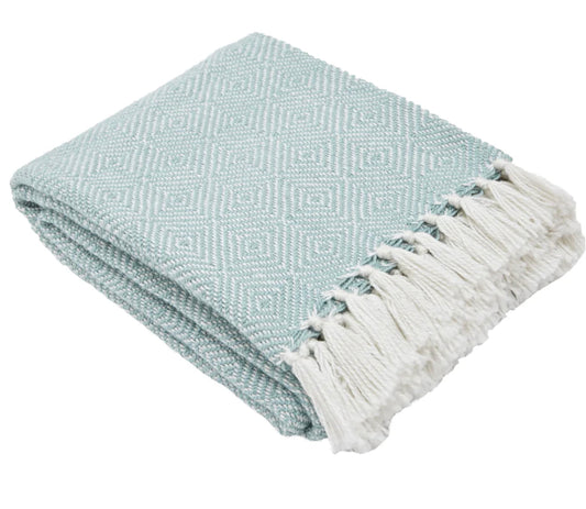 Diamond Teal Blanket