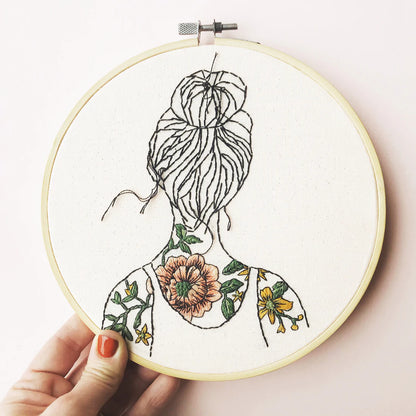 TATTOOED SHOULDERS EMBROIDERY KIT