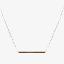 TUBE NECKLACE, ROSE GOLD