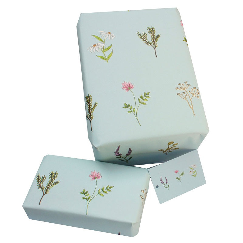 Wrapping Paper Sheet, Wild Flowers